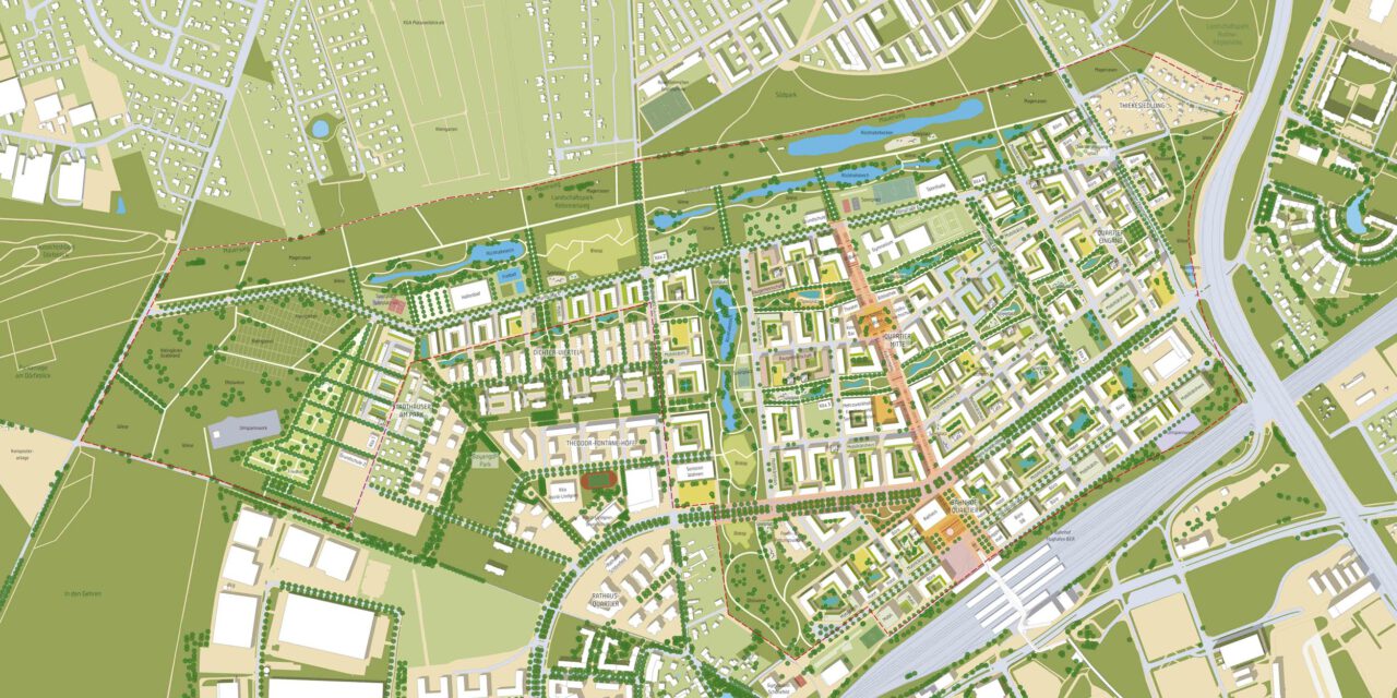 andreasschneiderarchitekten-Städtebaulich-freiraumplanerischer Wettbewerb Schönefeld-Nord